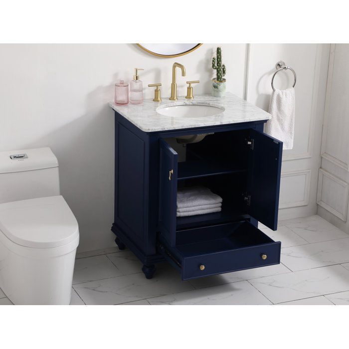 Three Posts™ Launceston 30'' Free Standing Single Bathroom Vanity with